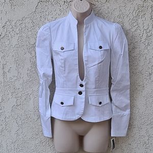 Crisp White Blazer